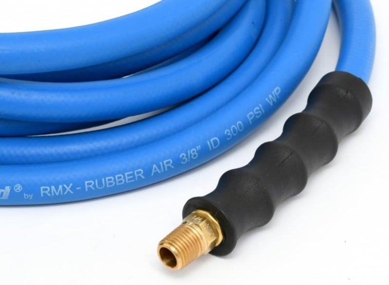 BLUBIRD BB3825 3/8" x 25' Rubber Air Hose, 100% Rubber, Lightest, Strongest, Most Flexible, 300 PSI, 50F to 190F Degrees, Ozone Resistant, High Strength Polyester Braided - Image 3